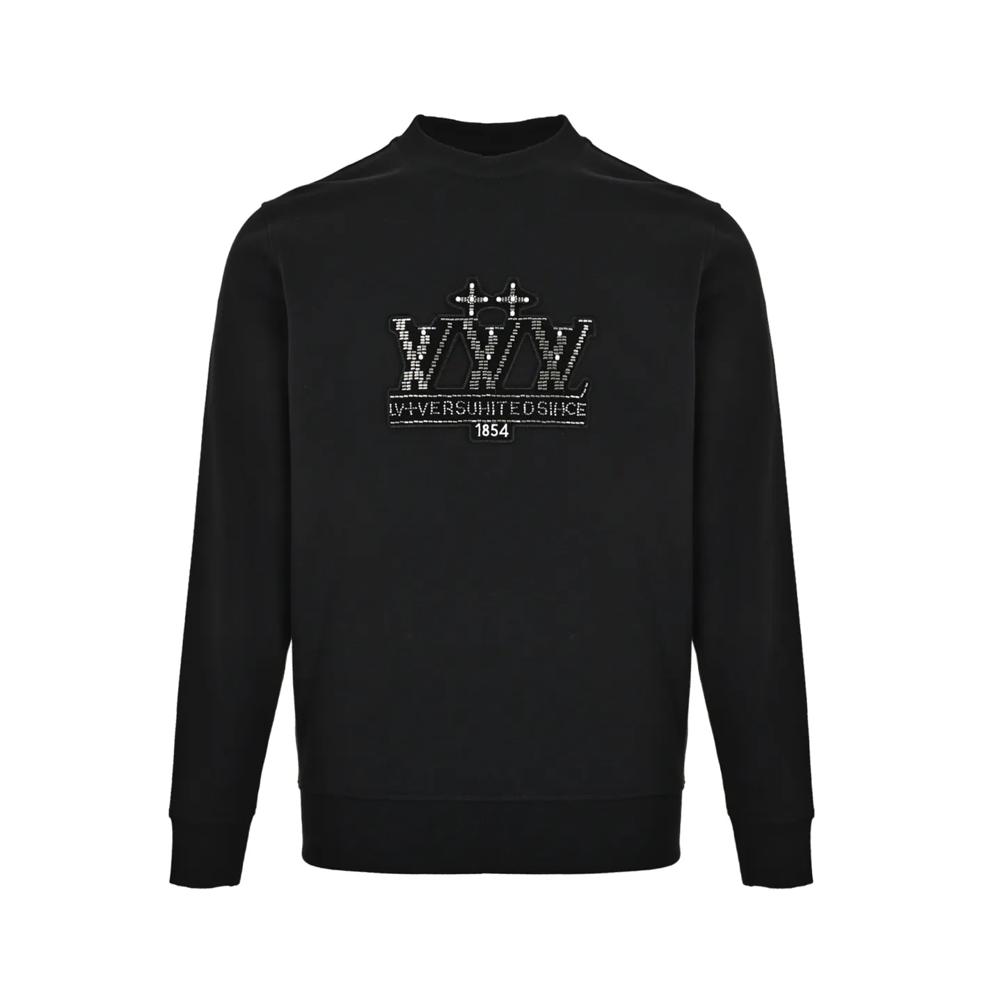Louis Vuitton/Louis Vuitton beaded embroidered crew neck sweatshirt